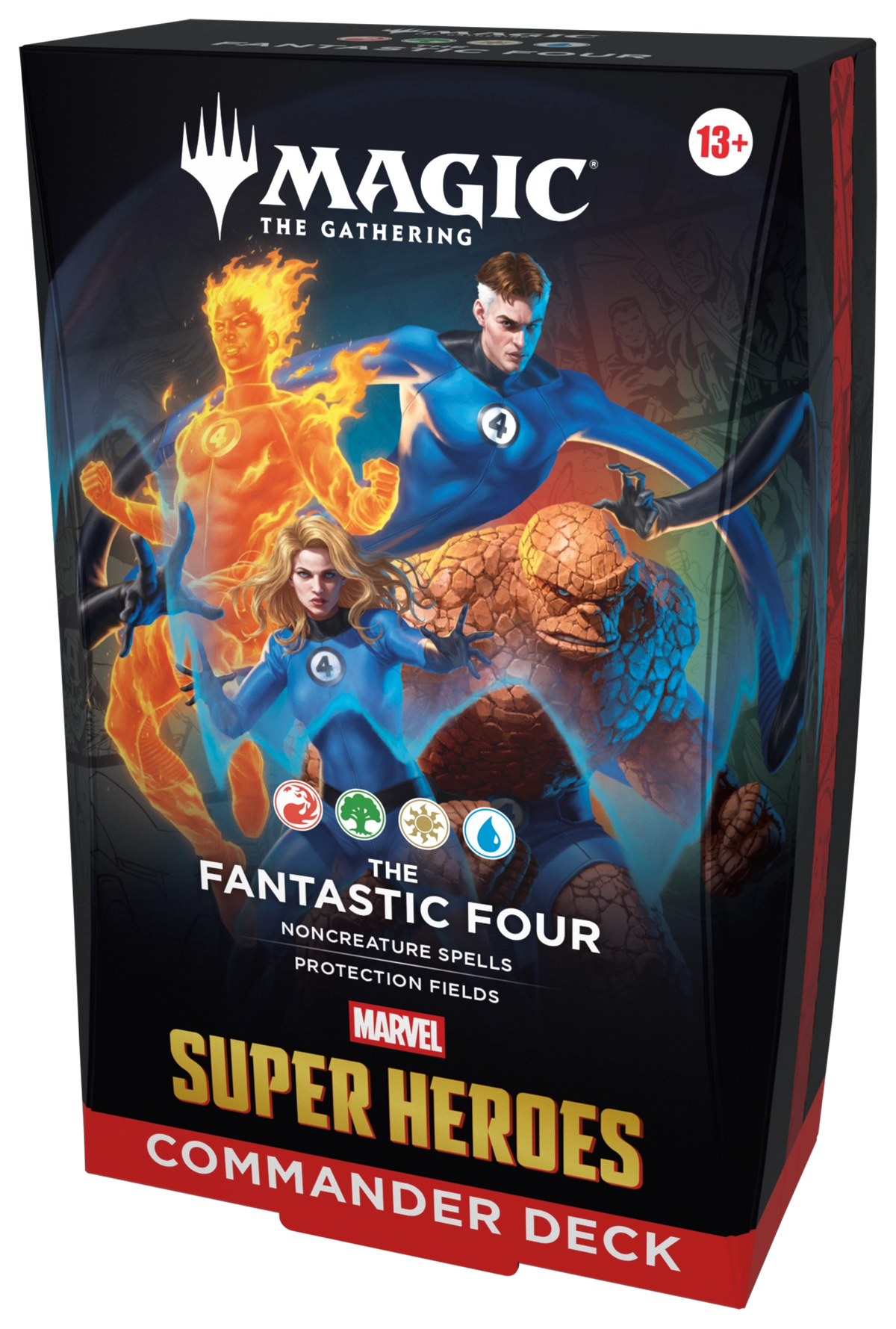 Commander Display (4 mazos) Marvel Super Heroes Ingles - Magic The Gathering