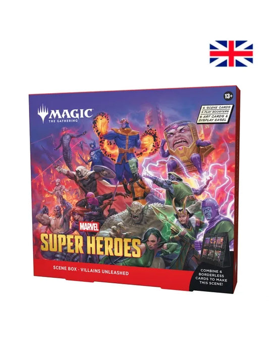 SCENE BOX DISPLAY MARVEL SUPER HEROES INGLES - MAGIC THE GATHERING