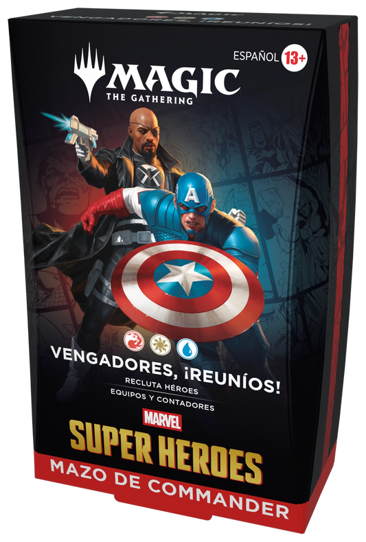 Commander Display (4 mazos) Marvel Super Heroes Español - Magic The Gathering