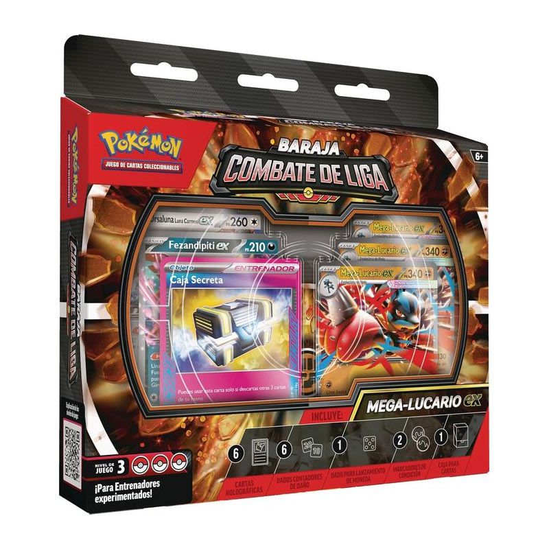 BARAJA COMBATE DE LIGA: MEGA LUCARIO EX - POKEMON TCG