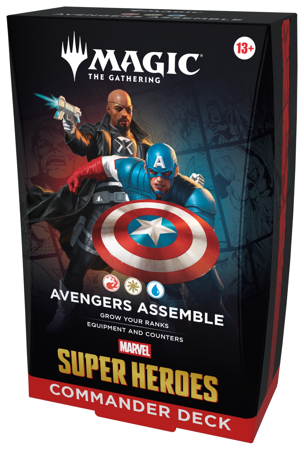 Commander Display (4 mazos) Marvel Super Heroes Ingles - Magic The Gathering