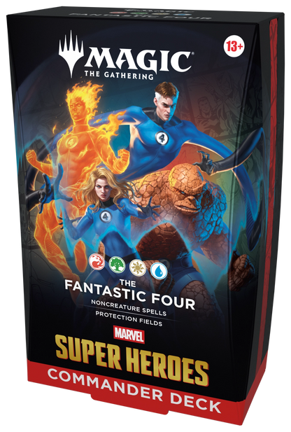 Commander Display (4 mazos) Marvel Super Heroes Ingles - Magic The Gathering