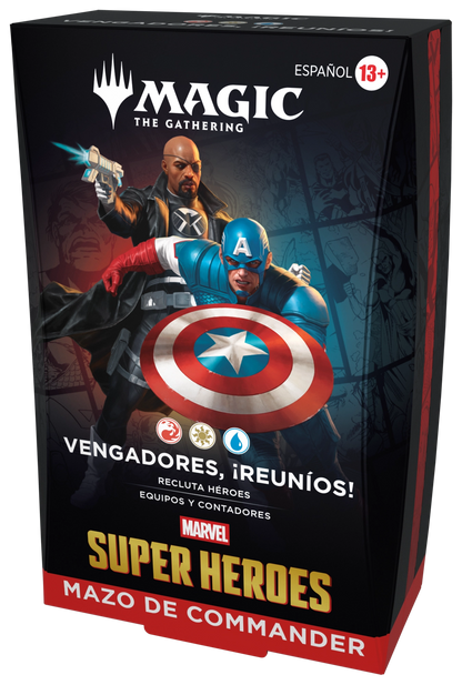 Commander Display (4 mazos) Marvel Super Heroes Español - Magic The Gathering
